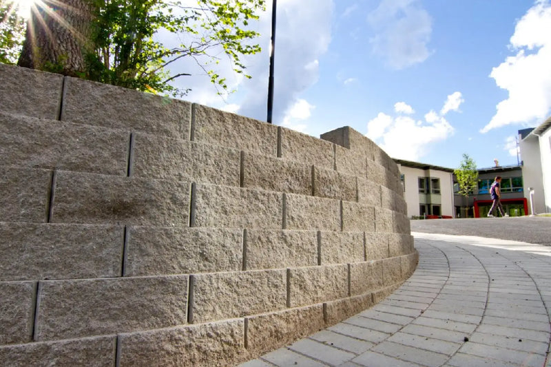 Megasmart Helblokk 40x20x15cm Grå - Støttemur Betong - Benders