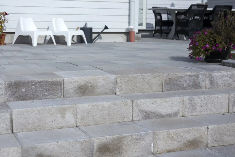 Megastep 42x35x15cm Trappetrinn Grå - Betong - Benders