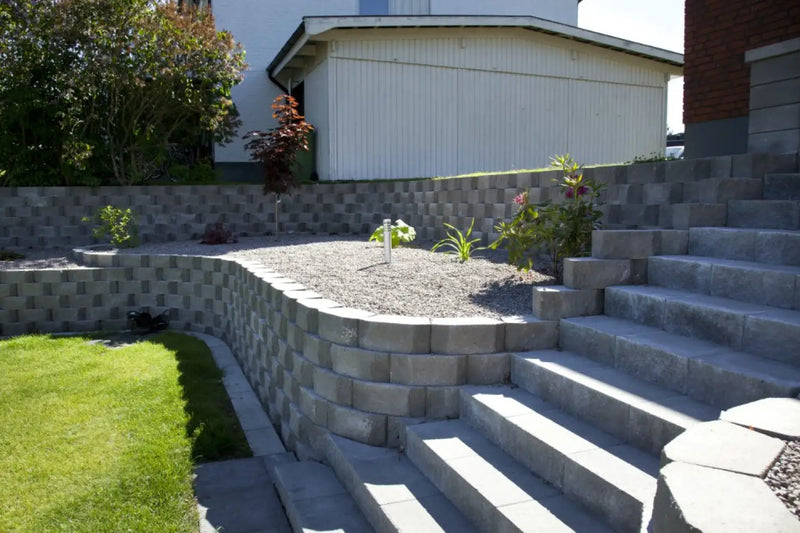 Megastep 42x35x15cm Trappetrinn Grå - Betong - Benders