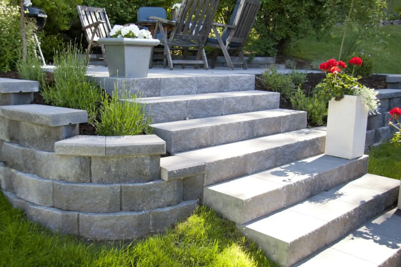 Megastep 70x35x15cm Trappetrinn Grå - Betong - Benders