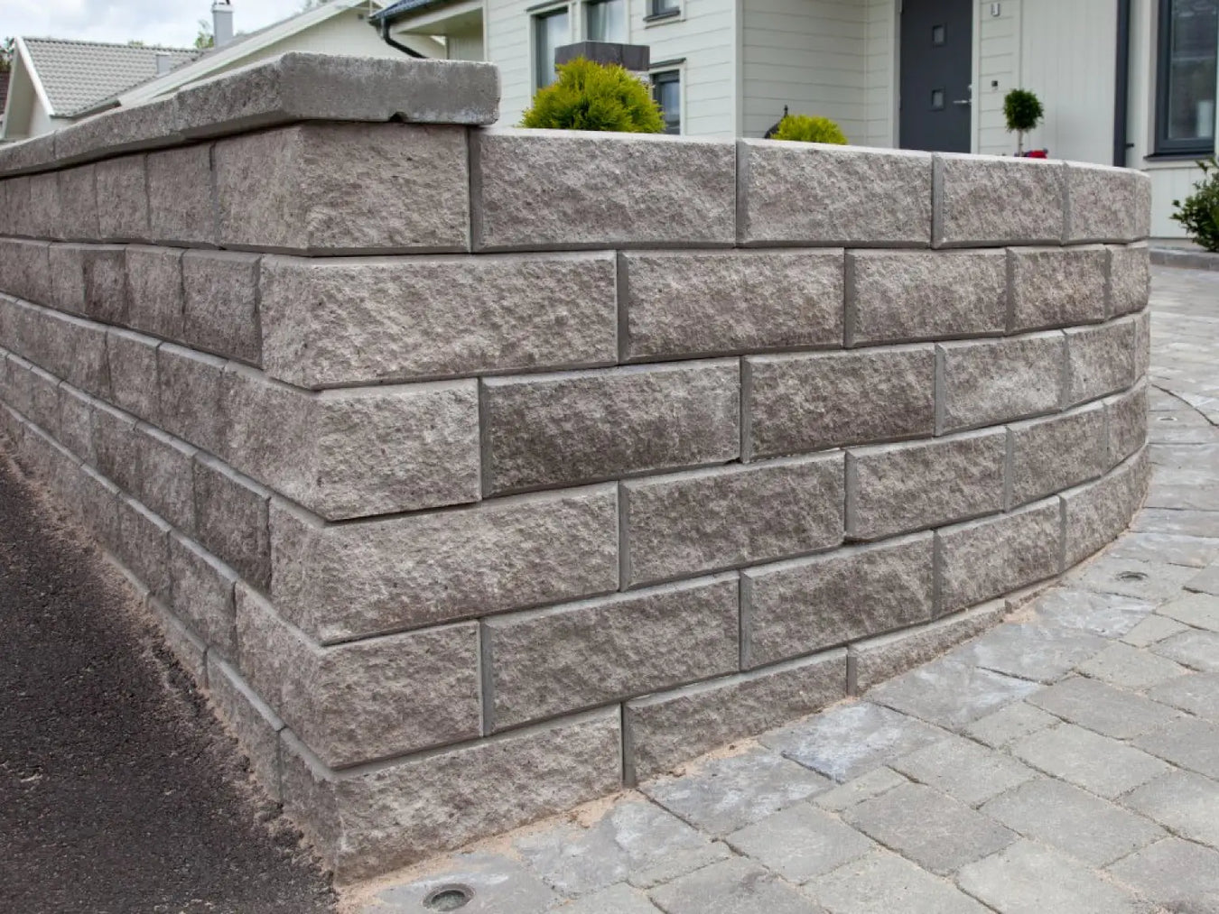 Megawall Garden Helblokk 40x20x15cm Grå Støttemur - Betong - Benders