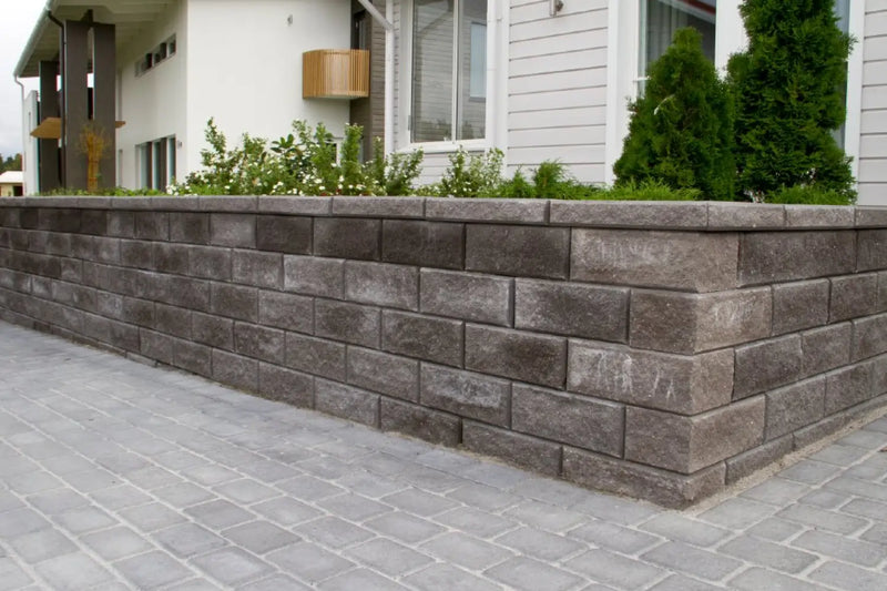 Megawall Garden Helblokk 40x20x15cm Grafitt - Støttemur Betong - Benders