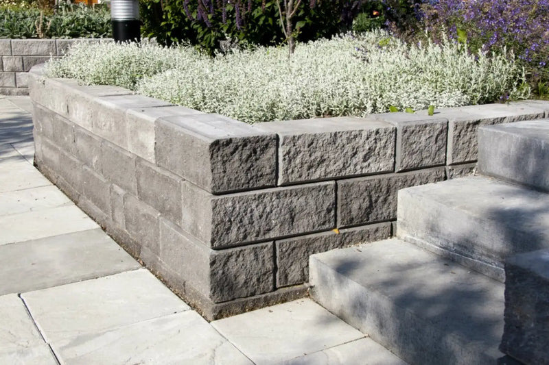Megawall Garden Helblokk 40x20x15cm Grafitt - Støttemur Betong - Benders