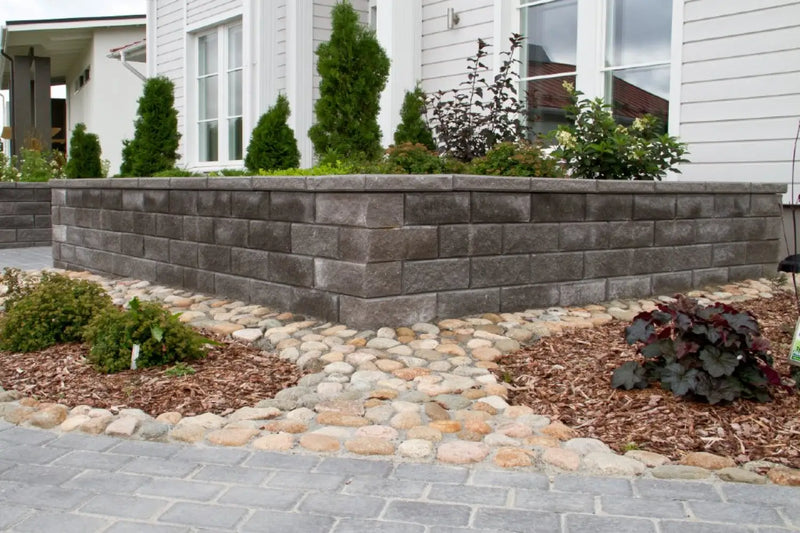 Megawall Garden Helblokk 40x20x15cm Grafitt - Støttemur Betong - Benders