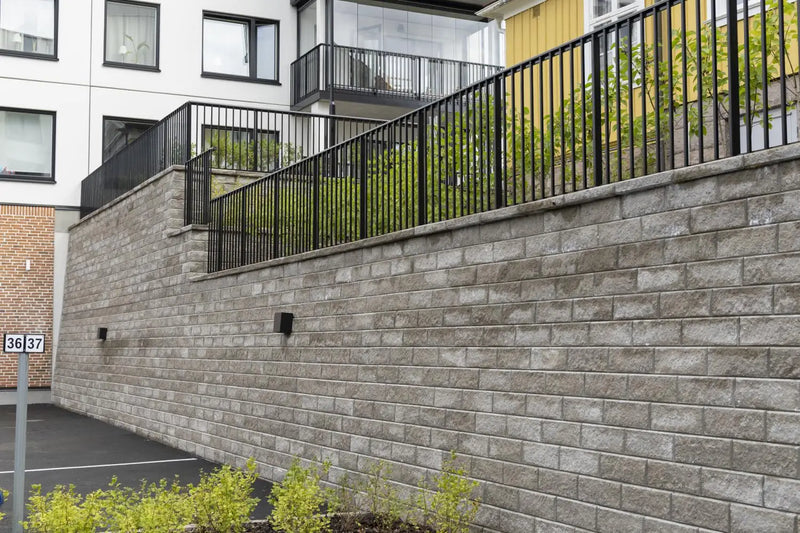 Megawall Prosjekt Helblokk 40x20x15cm Grå - Støttemur Betong - Benders