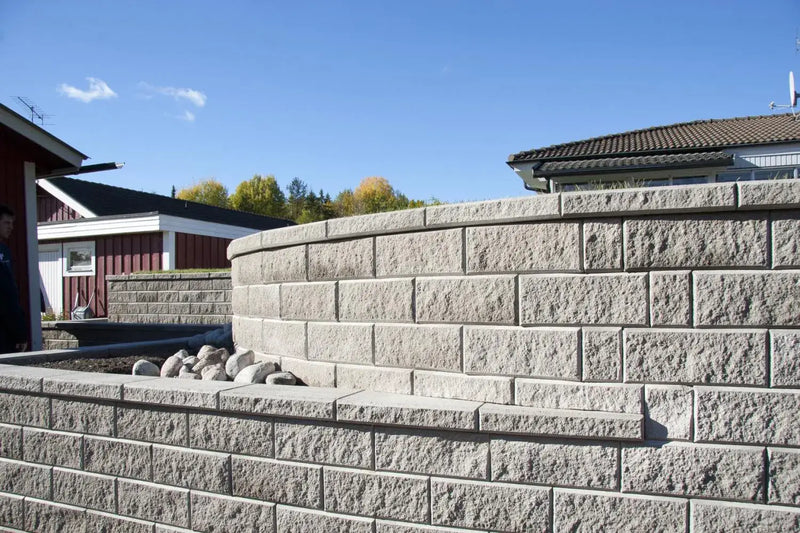 Megawall Prosjekt Helblokk 40x20x15cm Grå - Støttemur Betong - Benders