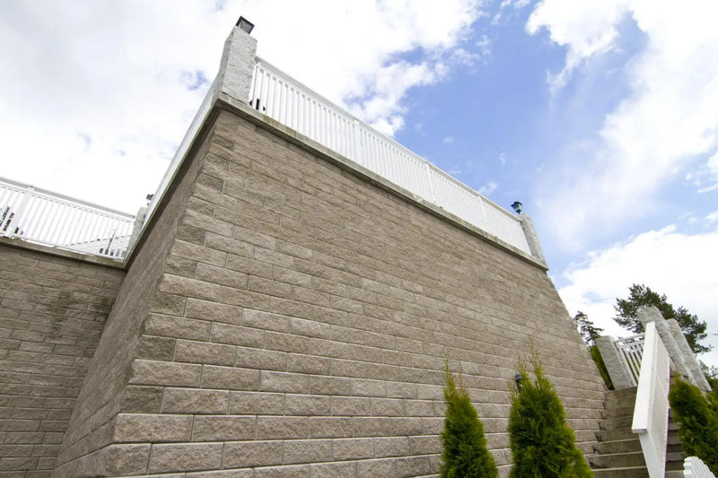 Megawall Prosjekt Helblokk 40x20x15cm Grå - Støttemur Betong - Benders