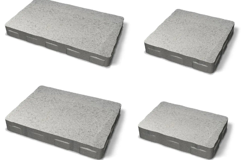 Orlando 6cm Multisize Helle Gråmix Pall= 8,8m2 - Belegningsstein - Benders