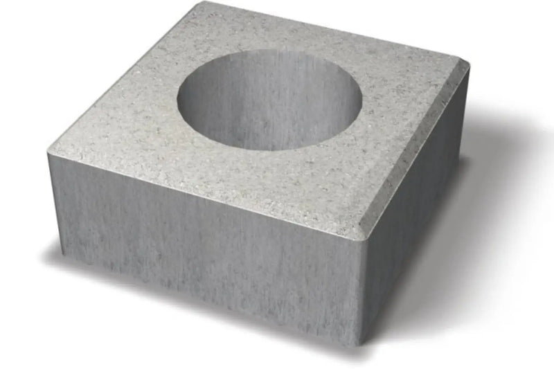 Stolpeelement 35x35x15cm Grå - Benders