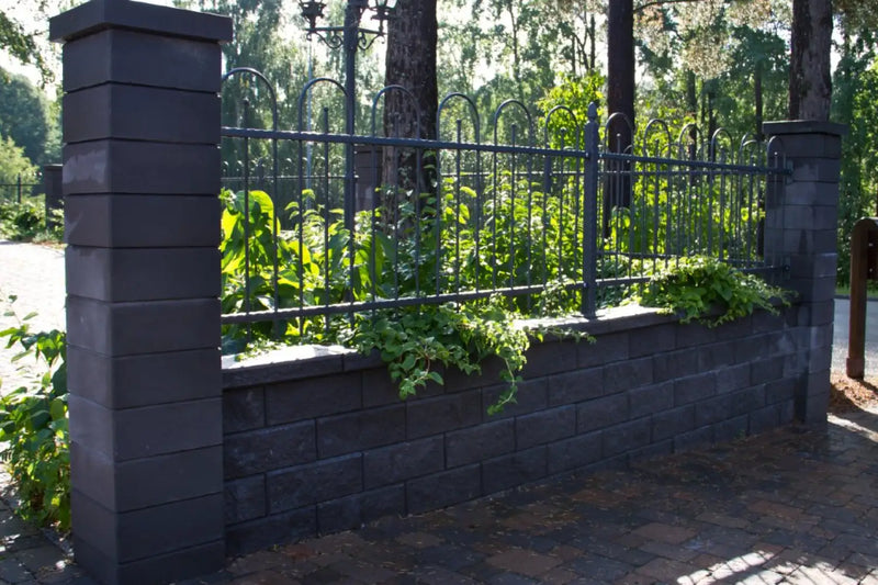 Stolpeelement 35x35x15cm Grafitt - Benders