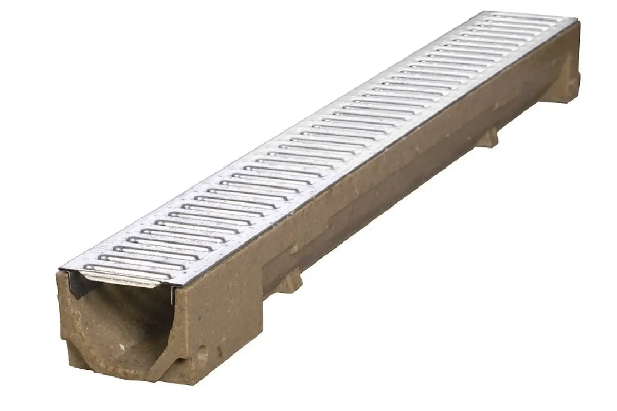 Stora Drain A15 Drensrenne M. Galv. Rist 100cm. - Drenering - Benders