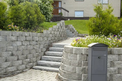 Trappetrinn 15x37x120cm Granitt - Benders