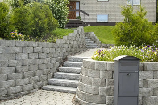 Trappetrinn 15x37x120cm Granitt - Benders