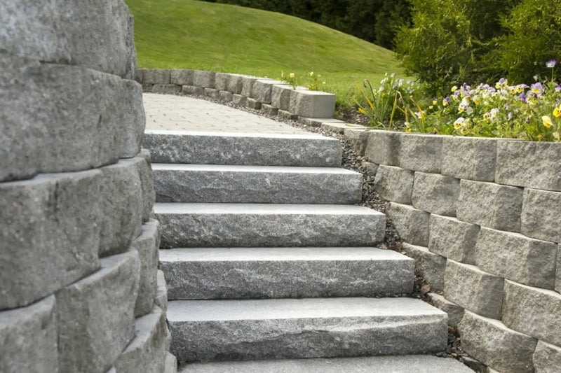 Trappetrinn 15x37x120cm Granitt - Benders