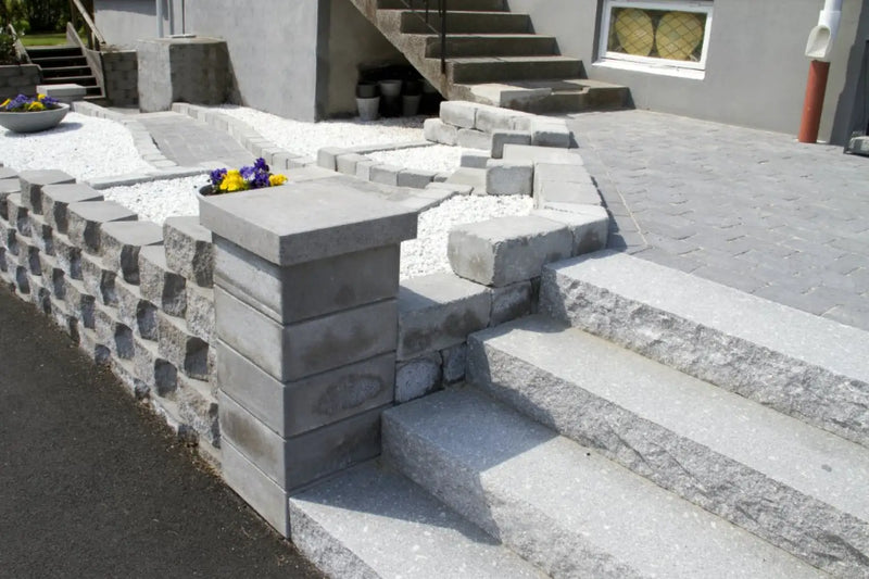 Trappetrinn 15x37x150cm. Granitt - Benders