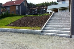 Trappetrinn 15x37x200cm. Granitt - Benders